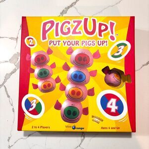 Blue Orange Games| PIGZ UP! Wooden Children’s Kids Board Game Family Fun Ages 4+